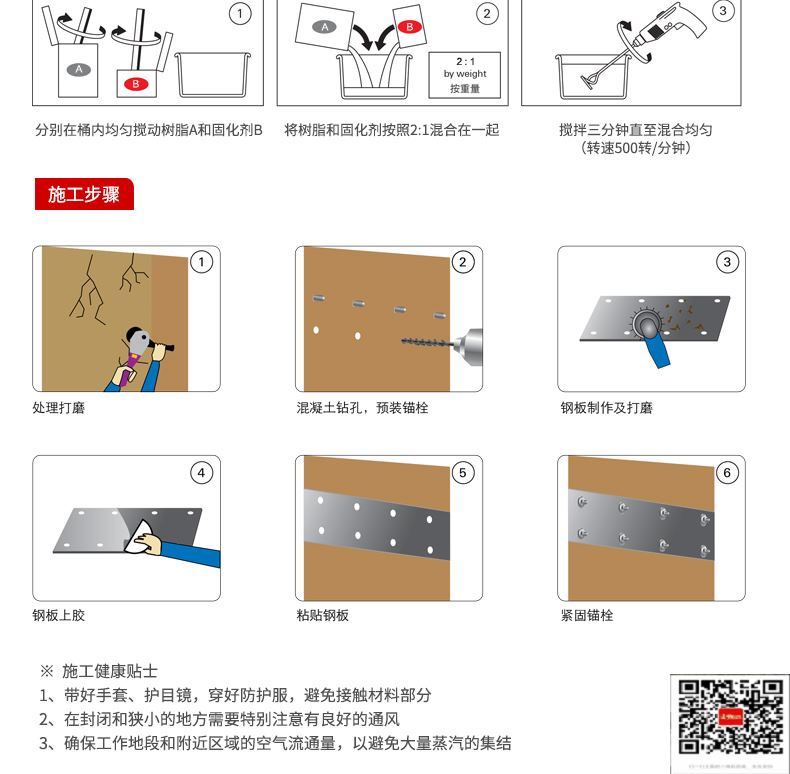 包钢吉水粘钢加固施工过程